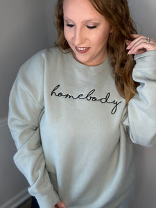 homebody embroidered sweatshirt