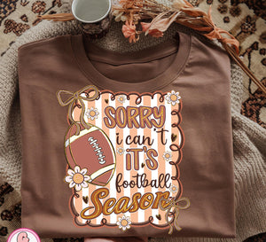sorry I can't, its football season