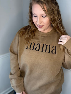 Mama embroidered sweatshirt