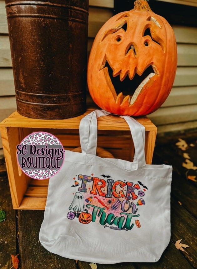 Ghost candy Trick or treat bag