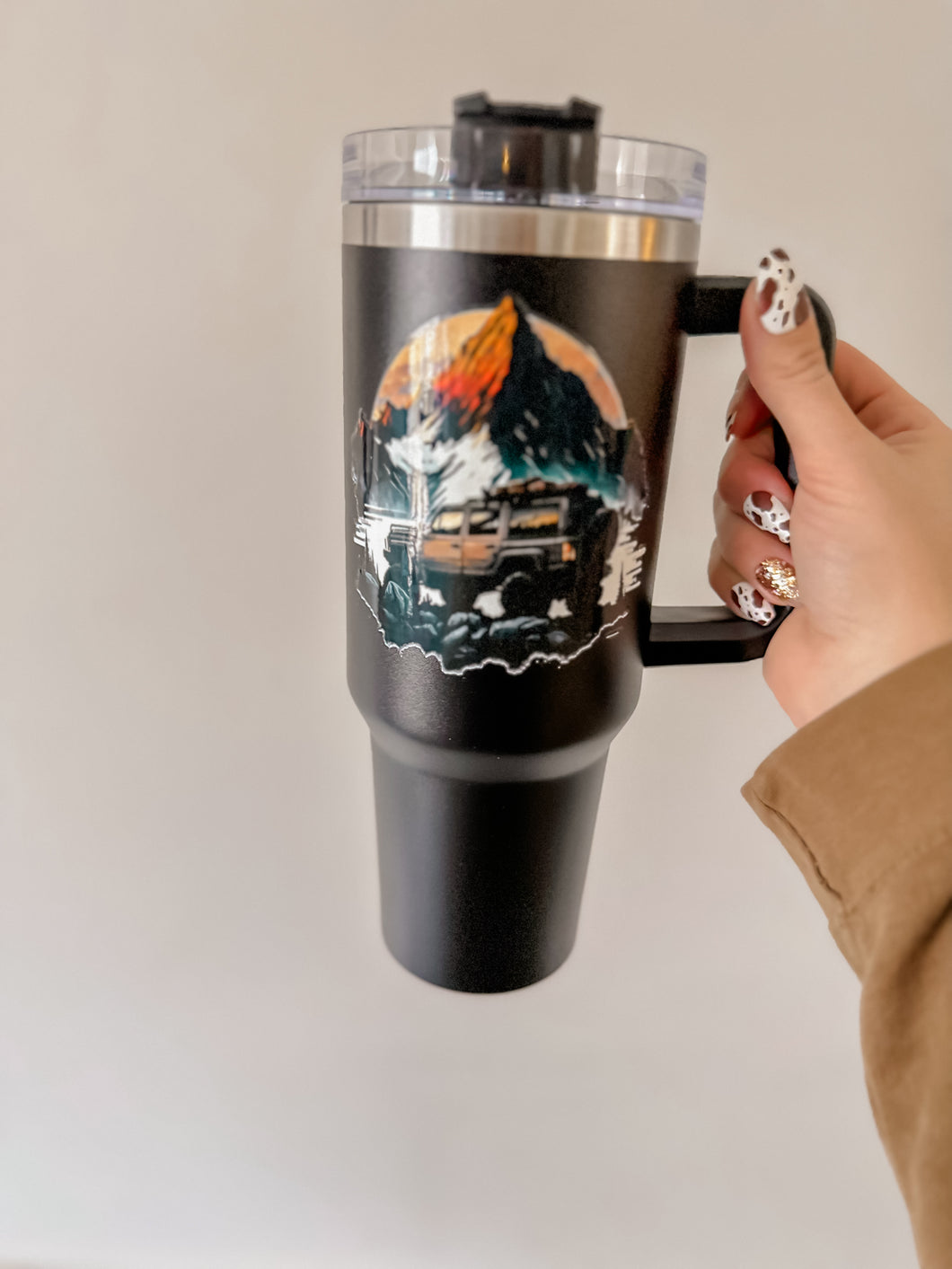 Jeep mountains 40oz tumbler