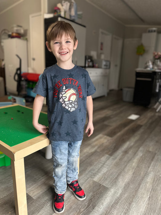 You’re out of here star kids tee