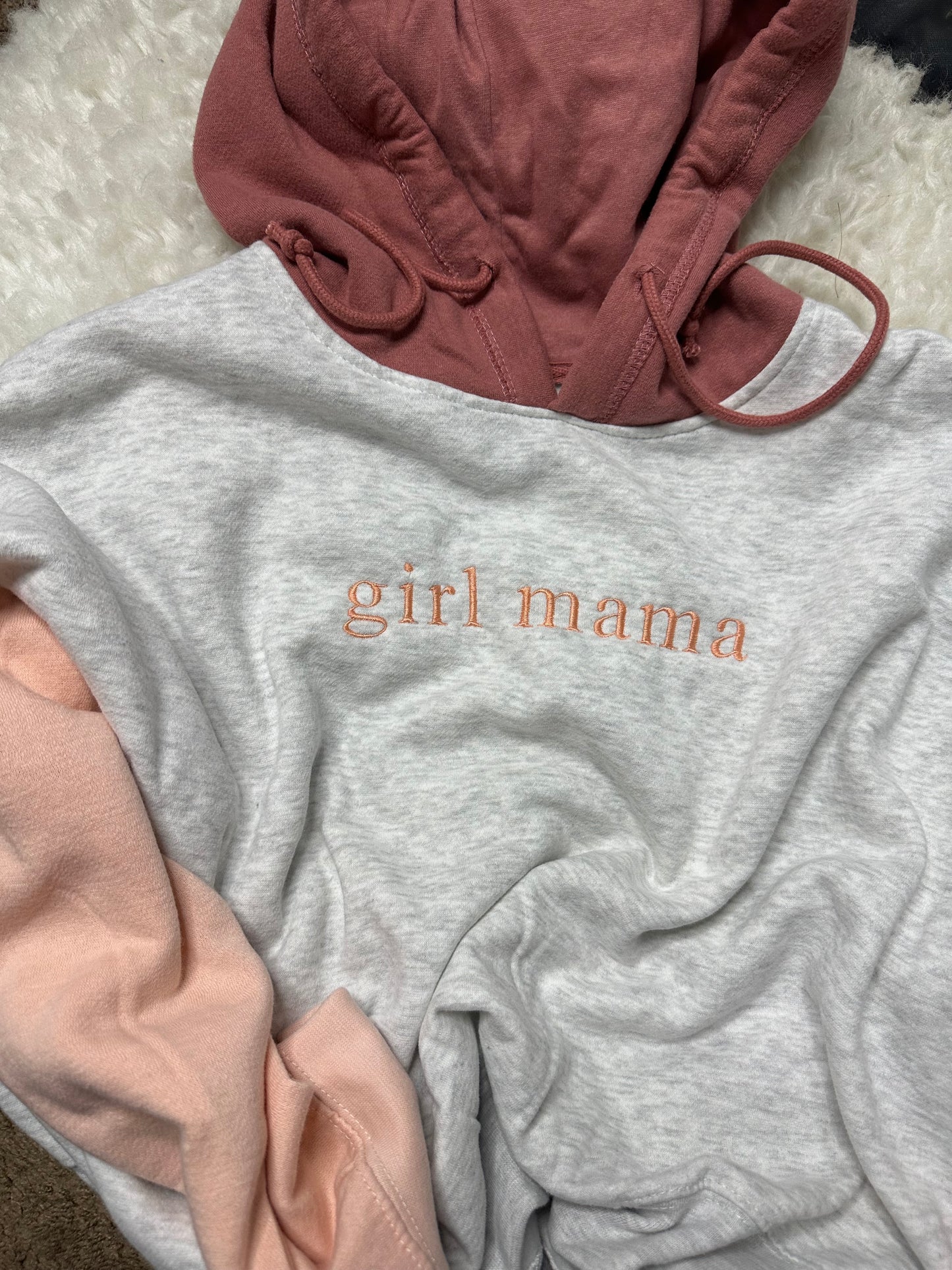 Colorblock Cropped embroidered sweatshirt