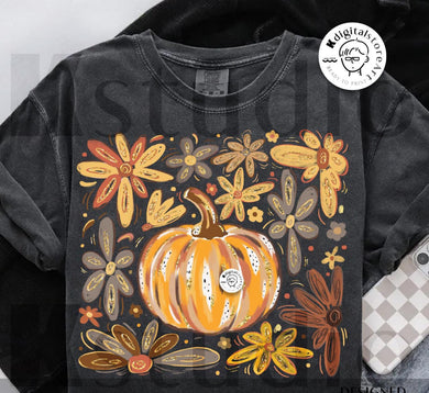 boho fall floral