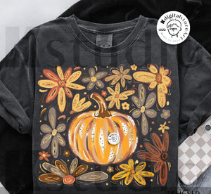 boho fall floral