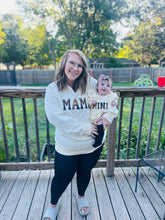 Load image into Gallery viewer, matching mama fall applique embroidered sweatshirt (picture coming soon) refer to mini listing