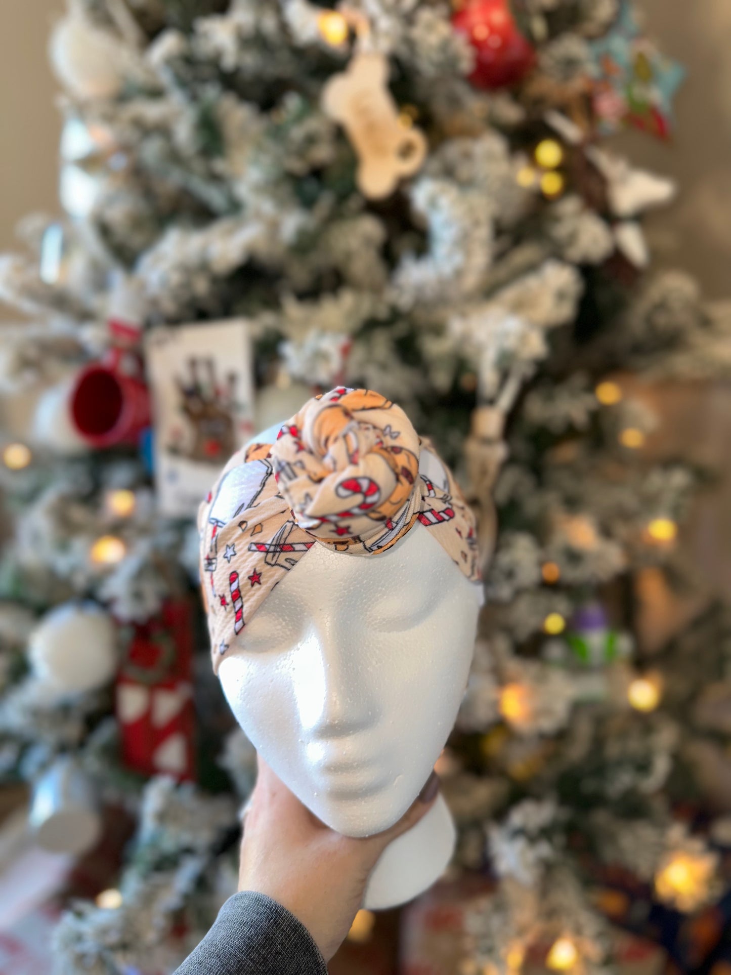 milk & cookies toddler/child top knot