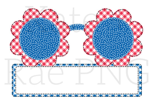 Custom name plate sunnies