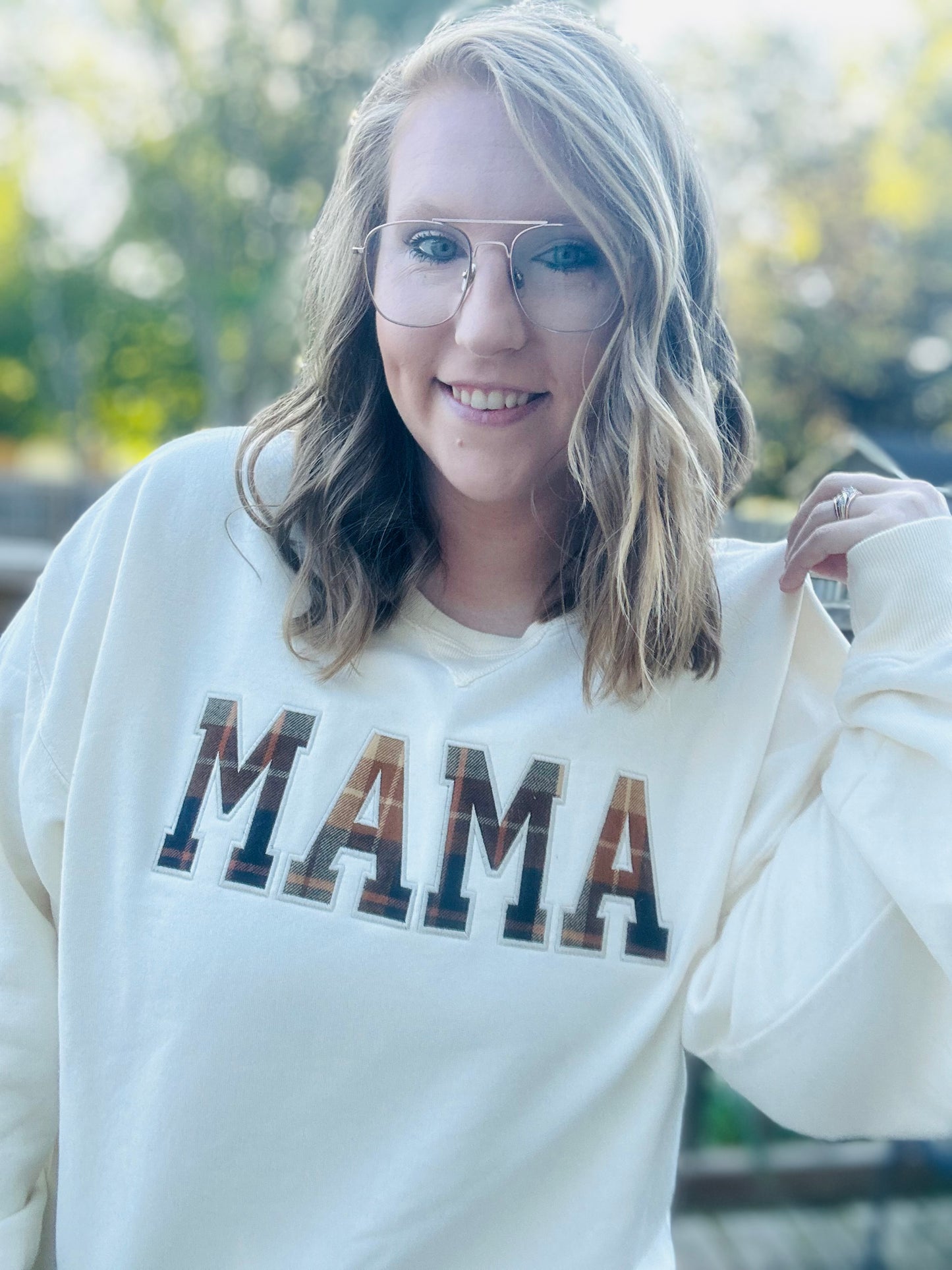 matching mama fall applique embroidered sweatshirt (picture coming soon) refer to mini listing
