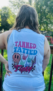 Tanned tatted and tipsy cutoff