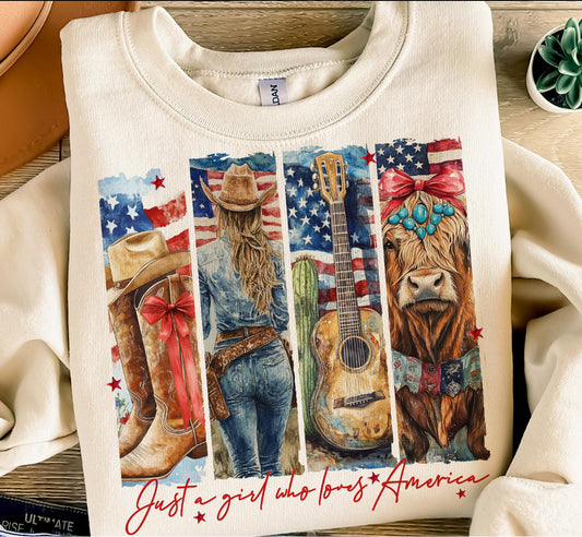 just a girl who loves america