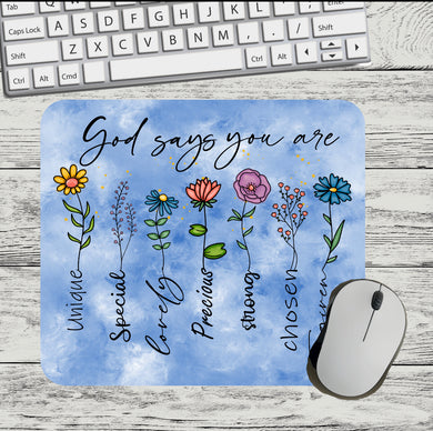 God says you are mousepad