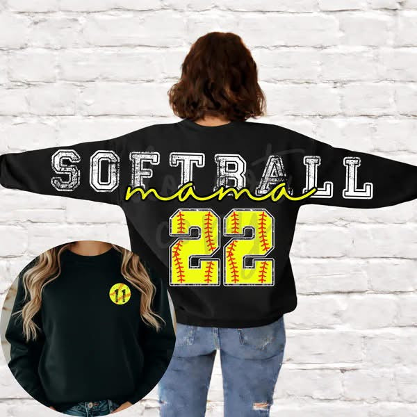 Custom Big Back sports/mascot crewneck sweatshirt