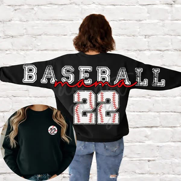 Custom Big Back sports/mascot crewneck sweatshirt