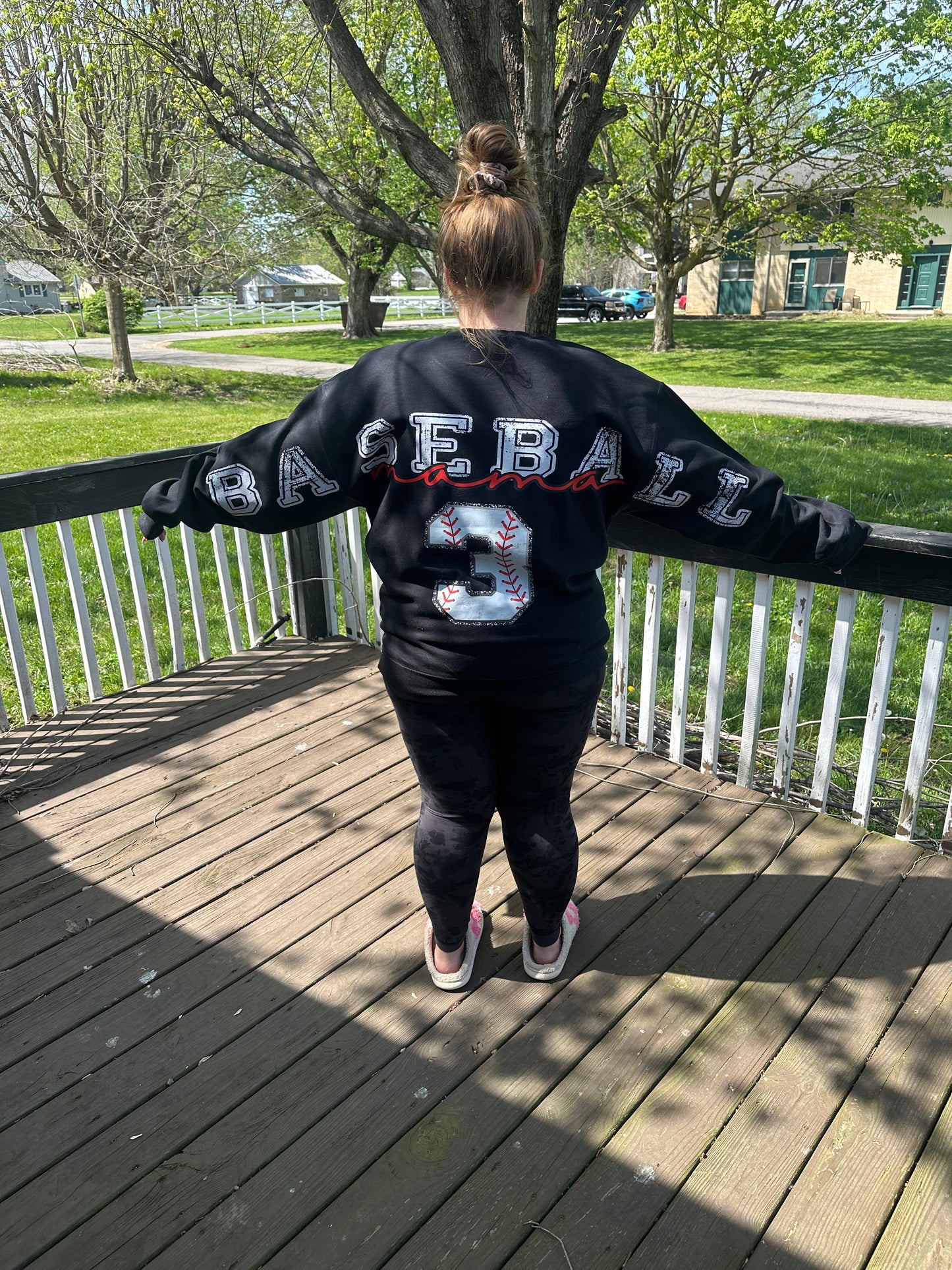 Custom Big Back sports/mascot crewneck sweatshirt