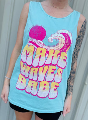 Make waves babe tank