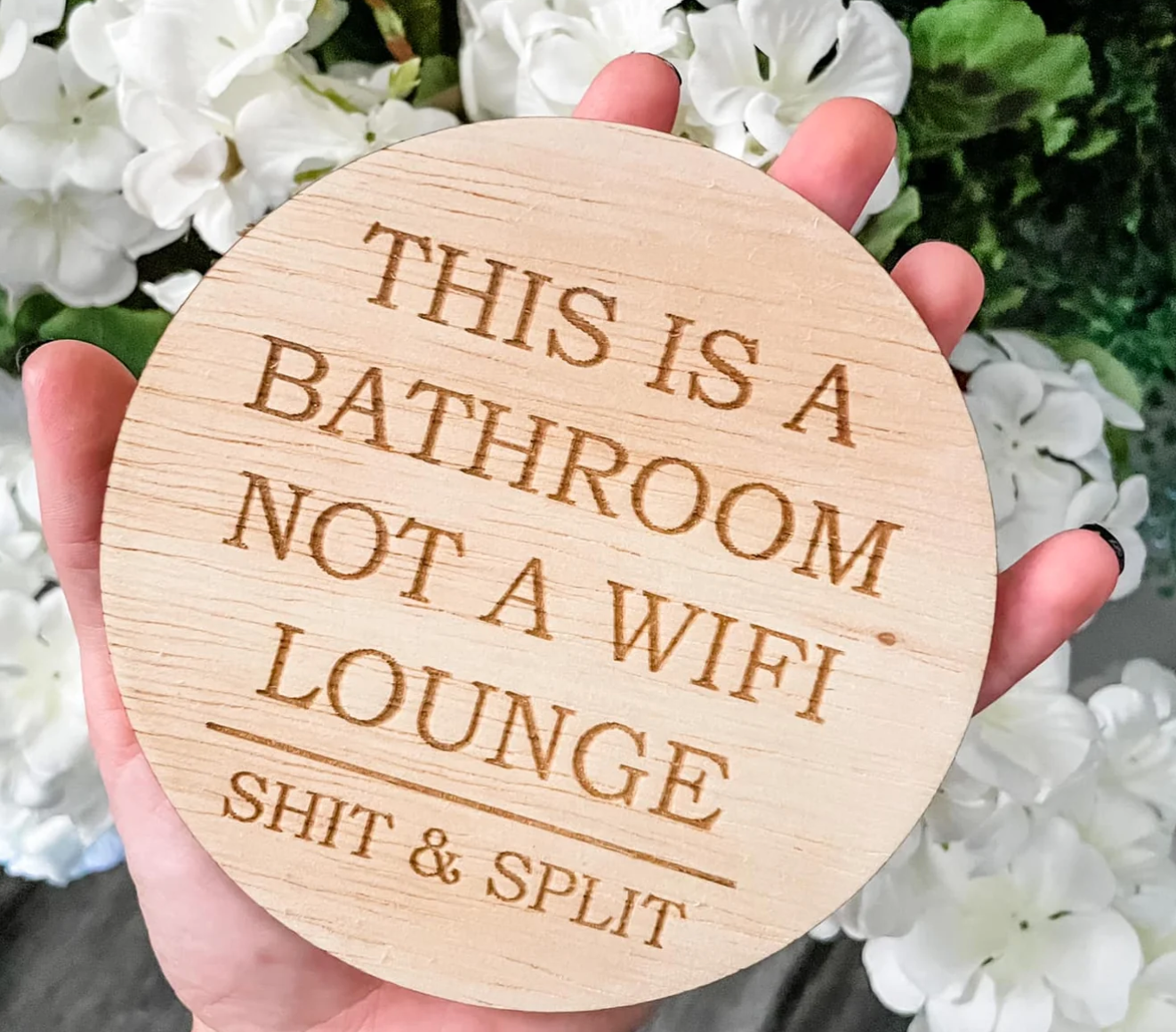 Shit & Split sign
