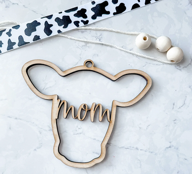 Cow Car Charm