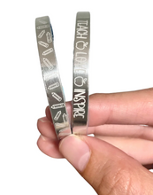 Load image into Gallery viewer, This Too Shall Pass Aluminum Bracelet