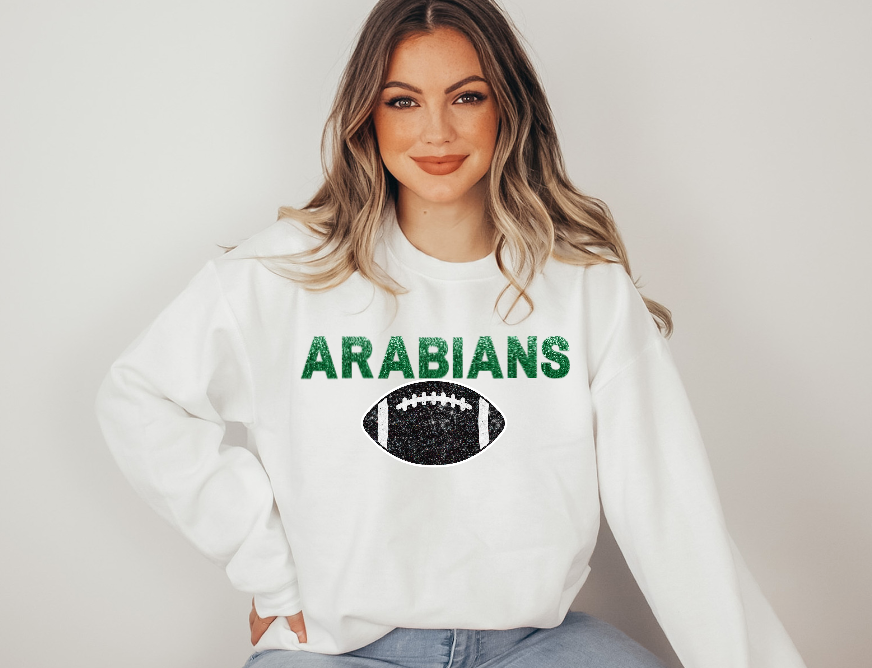 Faux sequin team apparel