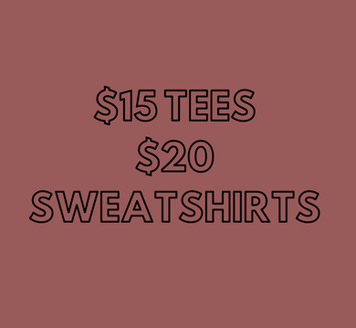 Doorbuster mystery tees/sweatshirts