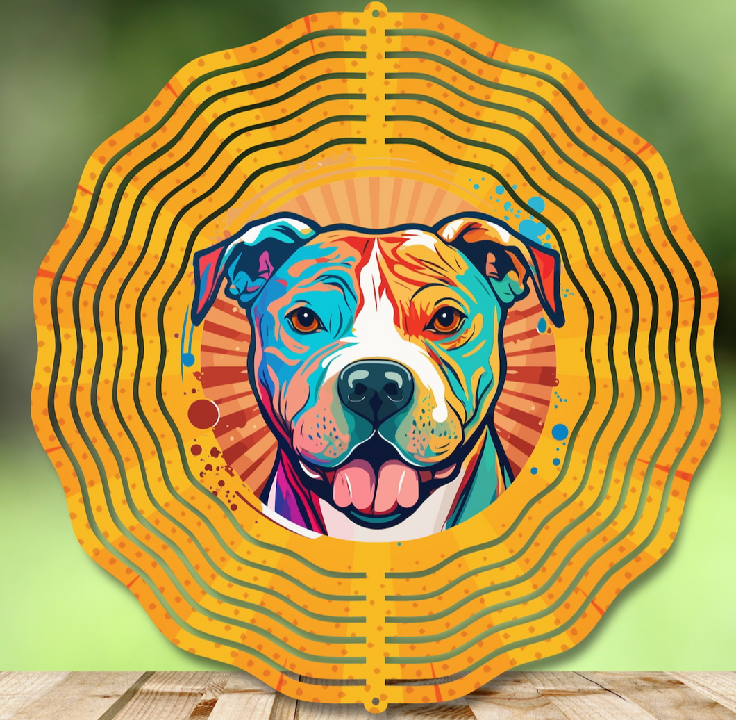 pitbull wind spinner