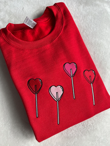 lollipops embroidered sweatshirt