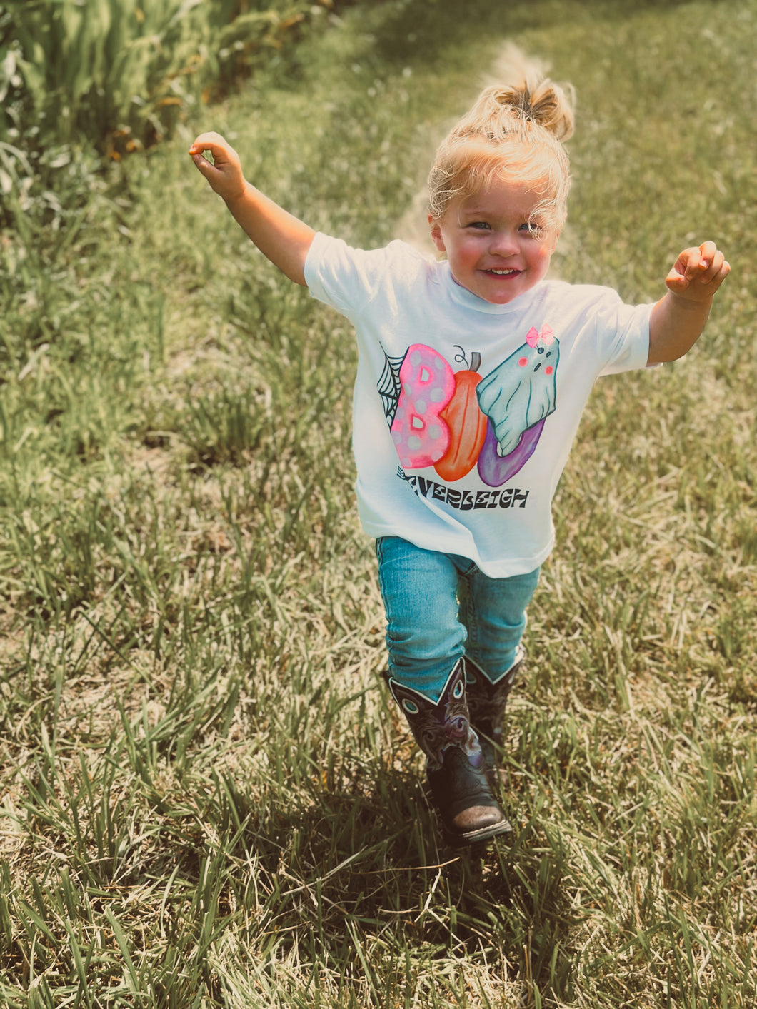 personalized boo name tee