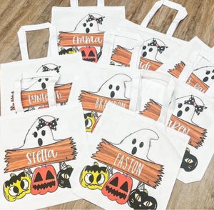 ghost Halloween trick or treat bag - wholesale