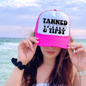 Tanned tatted & tipsy hat