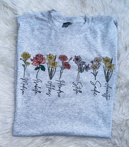 Birth Flowers tee