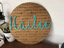 Load image into Gallery viewer, Affirmations nursery sign