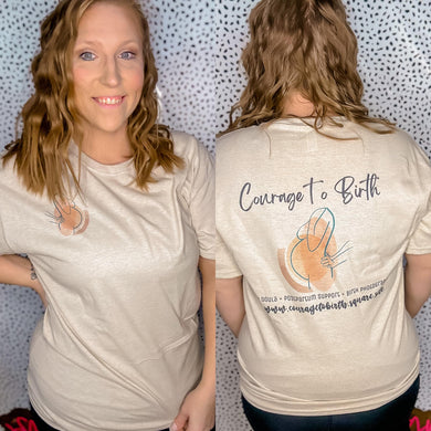 Custom logo doula tee