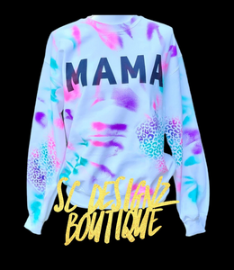 Mama Leopard dyed sweatshirt