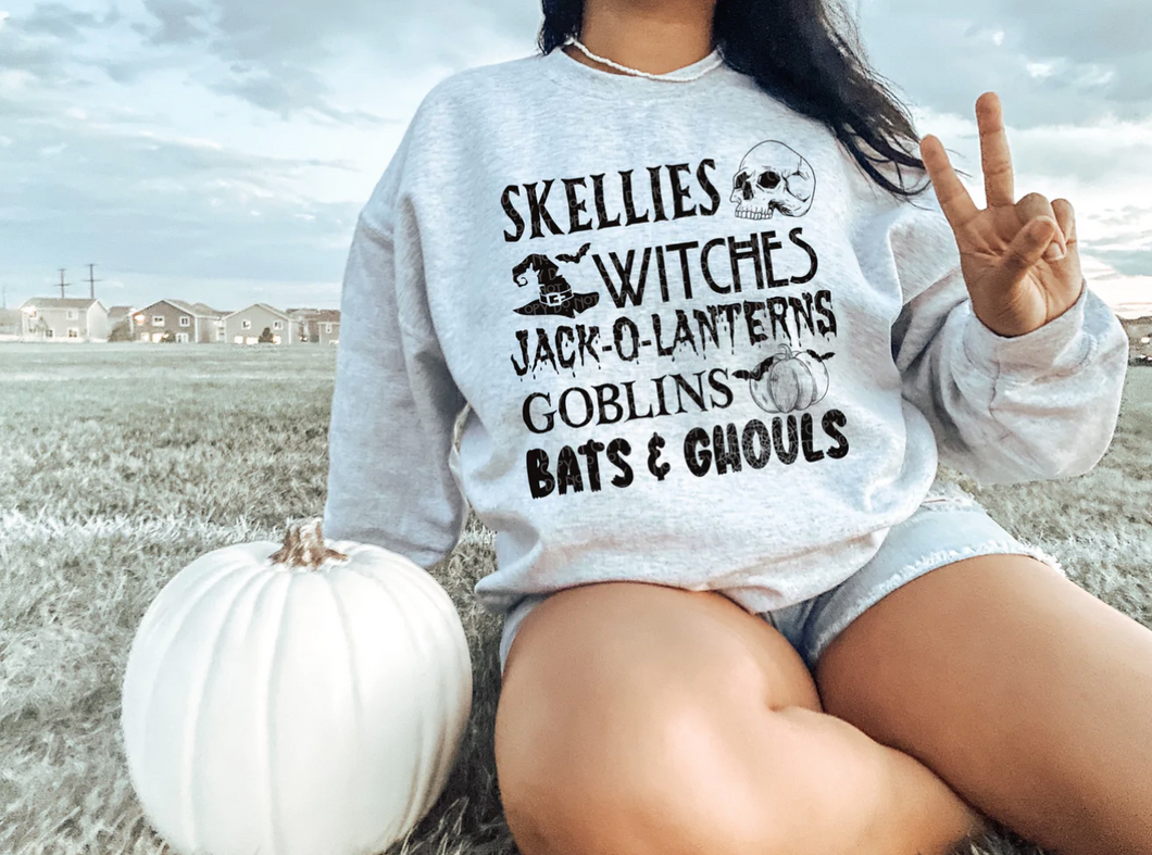 Skellies, witches, all things halloween