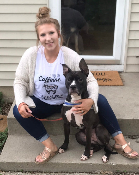 running on caffeine, pitbull hair & cuss words