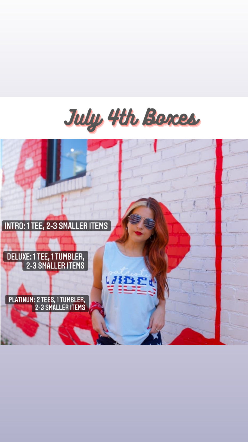 July 4th boxes