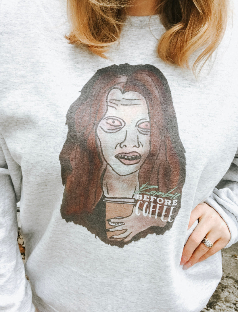 Zombie before coffee