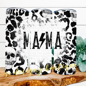 Skull mama tumbler