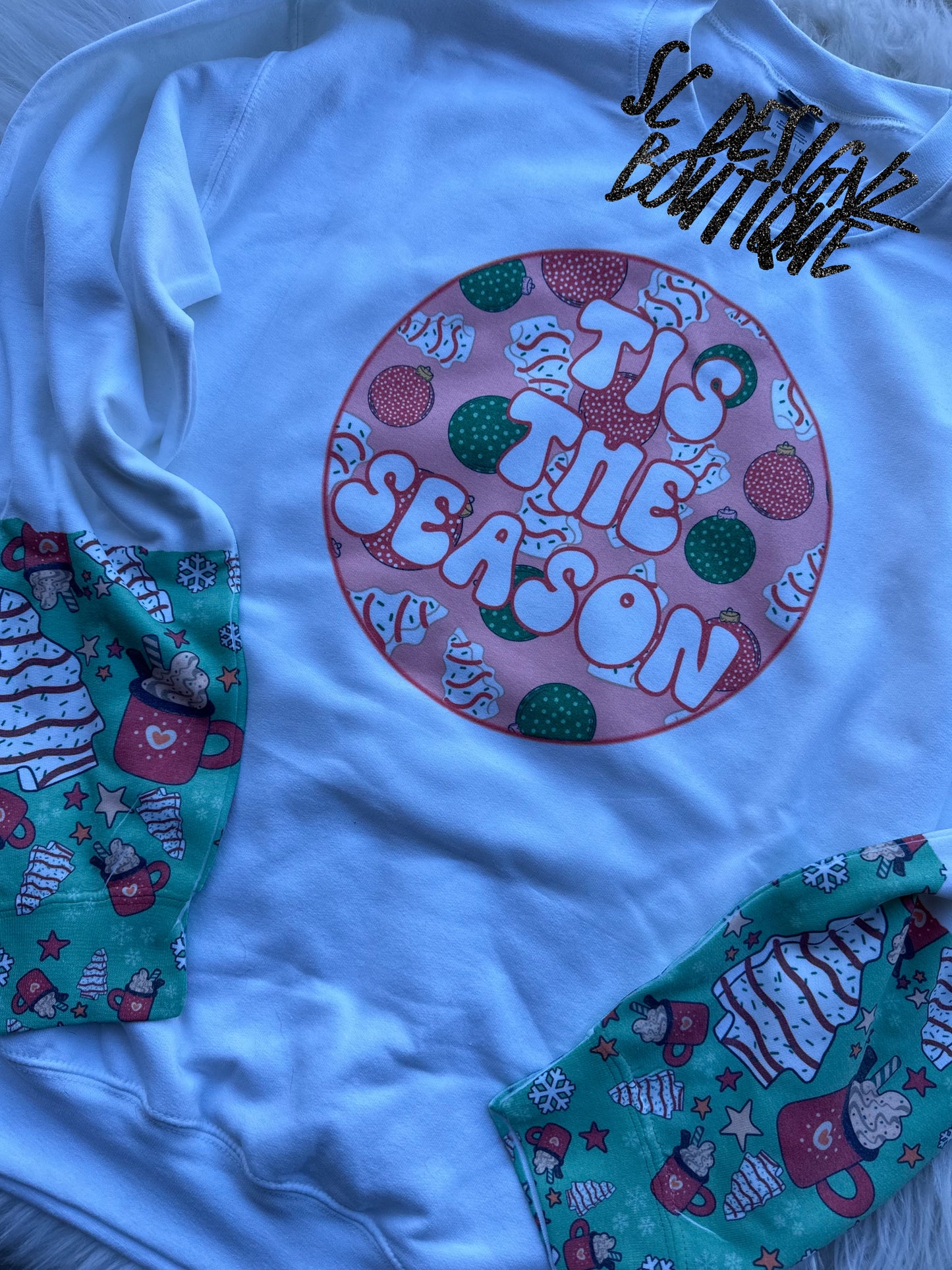 Tis the season tree cake sweatshirt