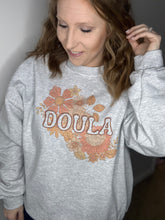 Load image into Gallery viewer, Floral Doula sweatshirt