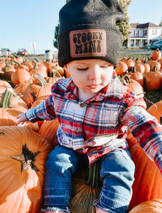 Spooky mommy & me beanie