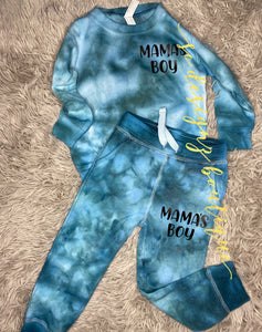 Mamas boy hand dyed lounge set