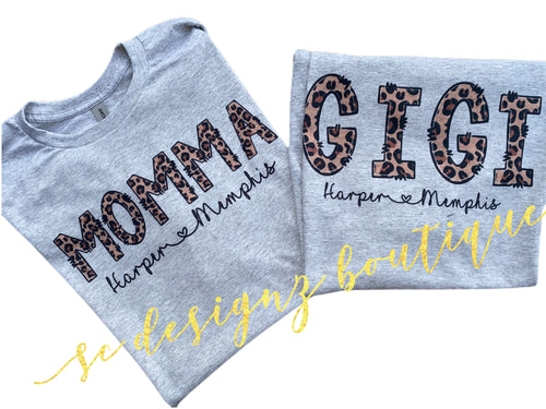 Personalized Mother’s Day tee