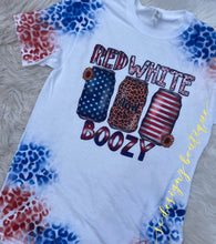 Load image into Gallery viewer, Leopard red white &amp; boozy