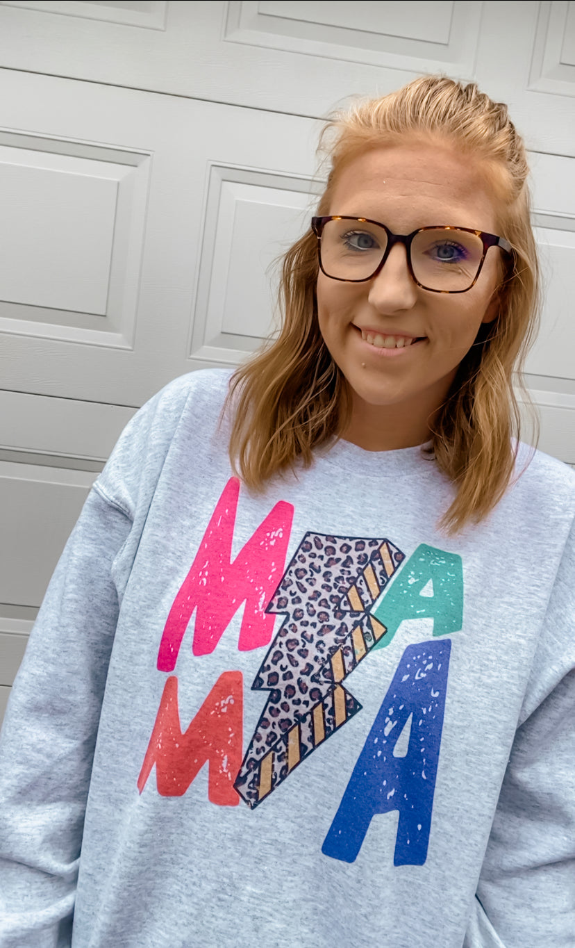 Neon mama sweatshirt