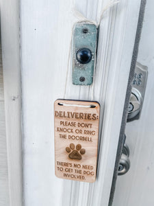 Doorbell signs