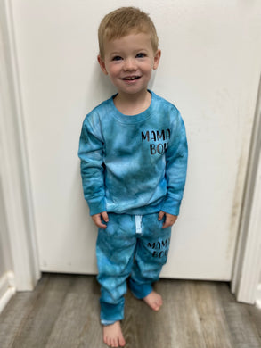 Mamas boy hand dyed lounge set