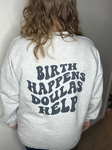 Floral Doula sweatshirt