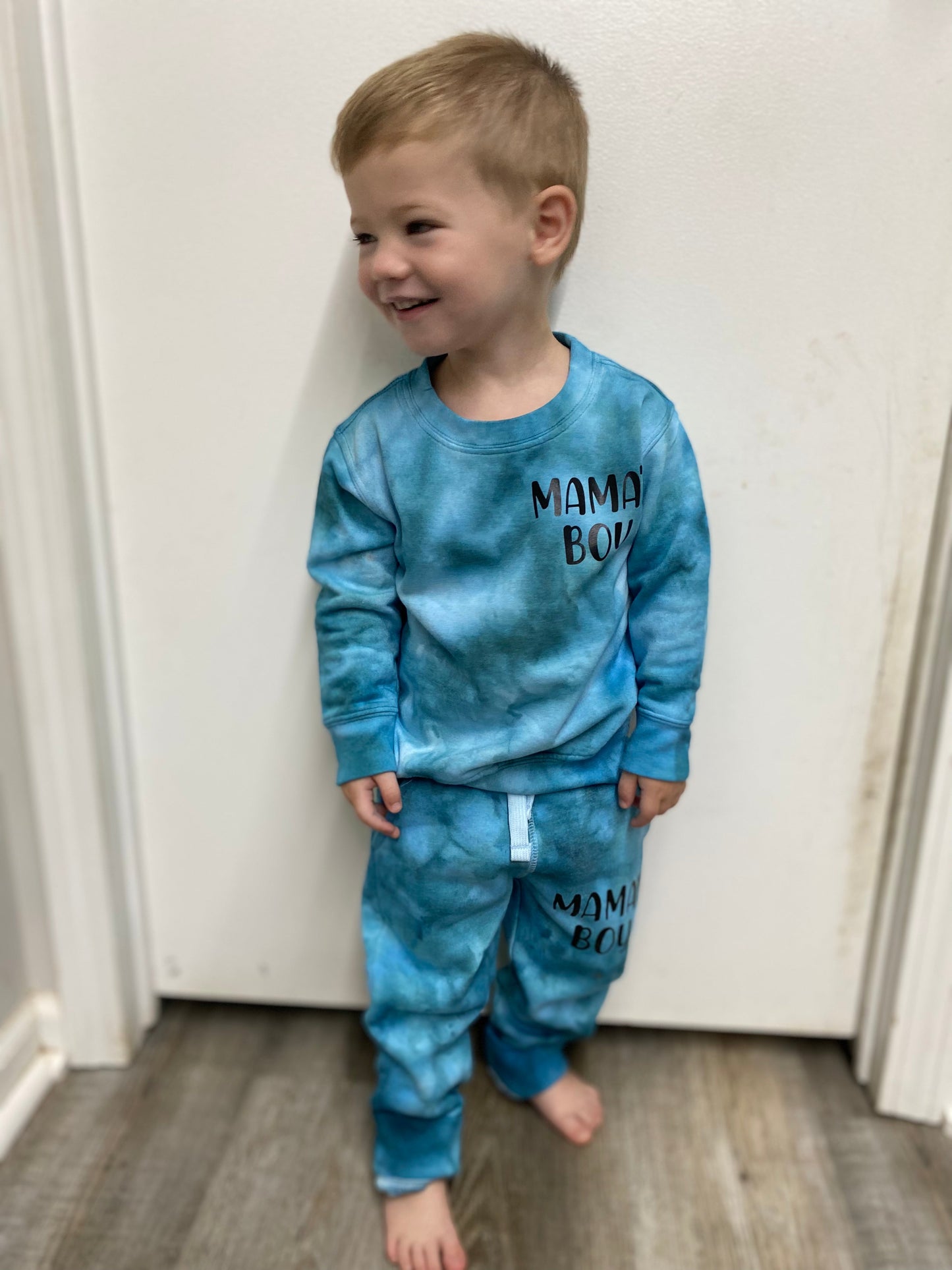 Mamas boy hand dyed sweatshirt